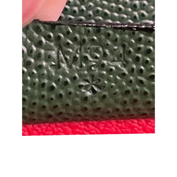 Vintage Celine Bag Green Leather Top Handle Shoulder Tote Made in Italy - Picture 5 of 15